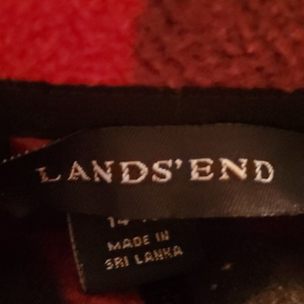 Lands End Plaid Jacket L - Picture 8 of 11